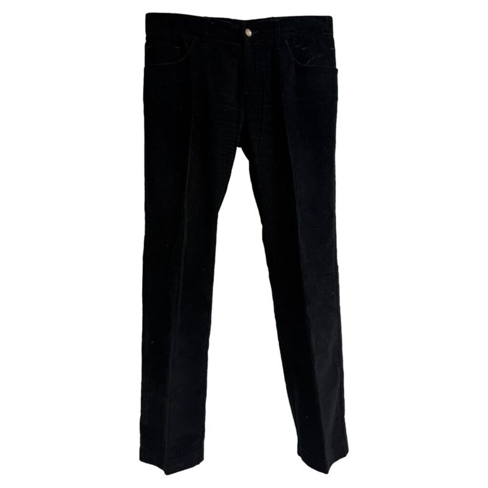 Dolce & Gabbana Corduroy Pants in Black Cotton
